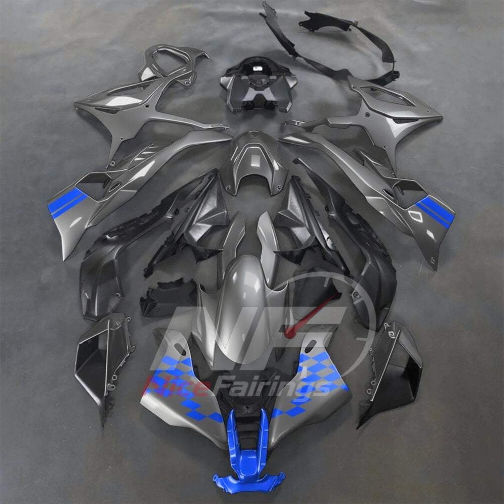 For BMW S1000RR 2025-2026 Green Black Motorcycle Fairing Kit with Aftermarket Body Panels | NiceFairings - paint design NO.5 option image