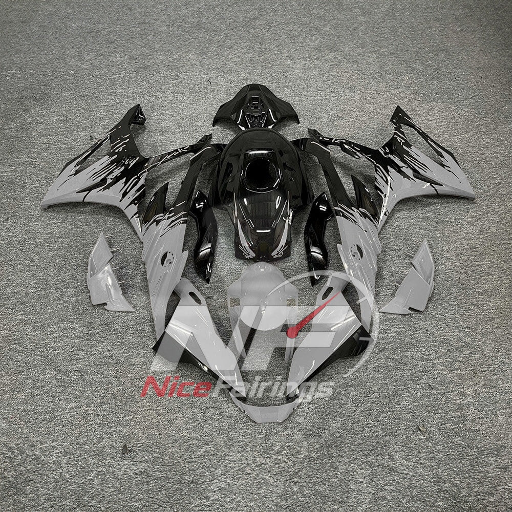 For BMW S1000RR 2023-2024 Yellow Black Motorcycle Fairing Kit with Aftermarket Body Panels | NiceFairings - paint design NO.2 option image