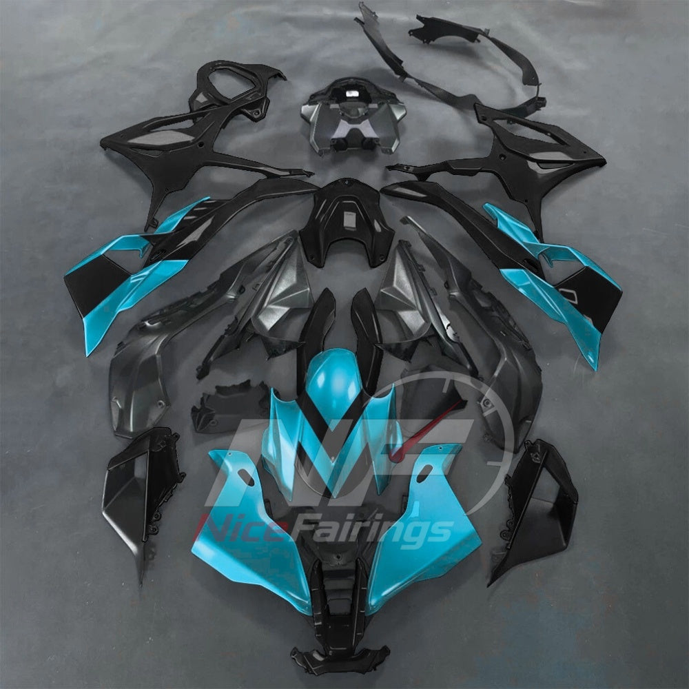 For BMW S1000RR 2025-2026 Red Black ABS Body Kit with Street and Track Fairing Panels | NiceFairings - paint design NO.2 option image