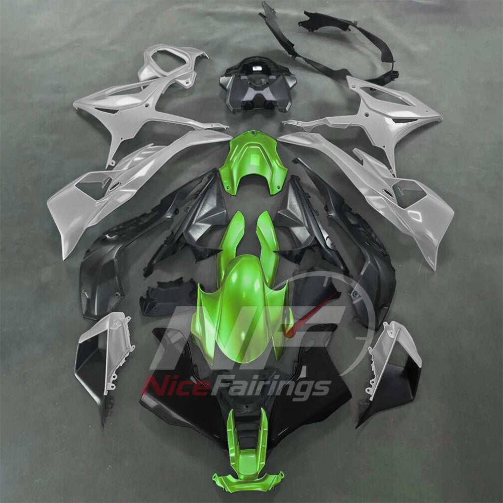 For BMW S1000RR 2025-2026 Blue Black ABS Fairing Kit with Painted Bodywork and Replacement Panels | NiceFairings - paint design NO.5 option image