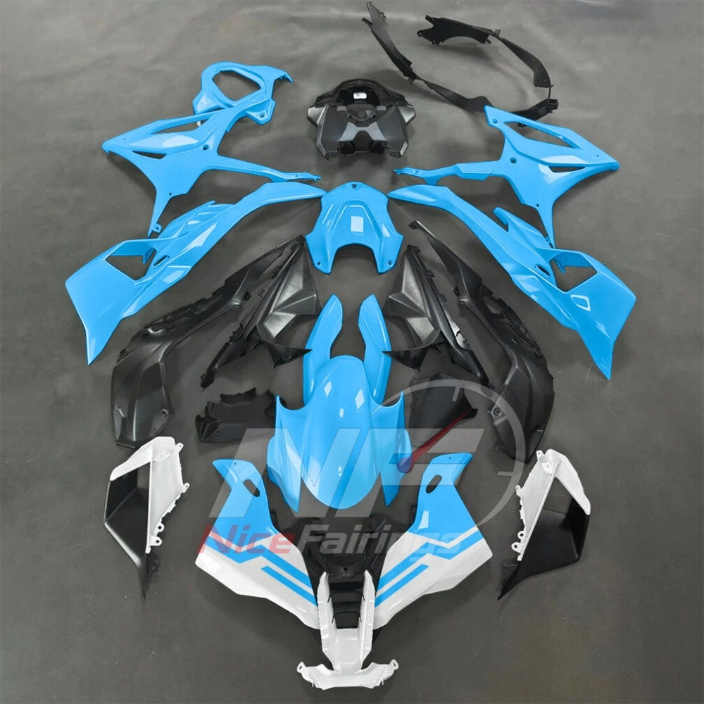 For BMW S1000RR 2025-2026 Red Black ABS Body Kit with Street and Track Fairing Panels | NiceFairings - paint design NO.5 option image