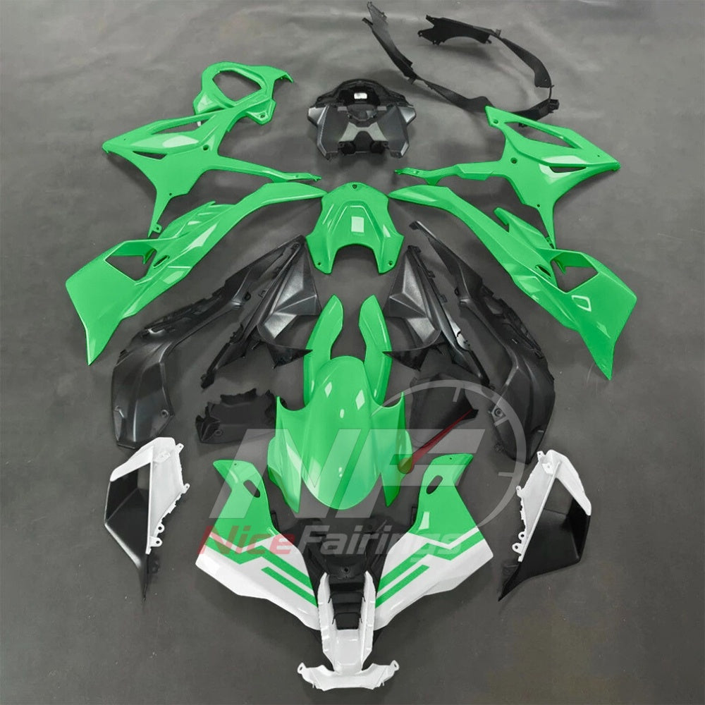 For BMW S1000RR 2025-2026 Orange Black Motorcycle Fairing Kit with Aftermarket Body Panels | NiceFairings - paint design NO.8 option image