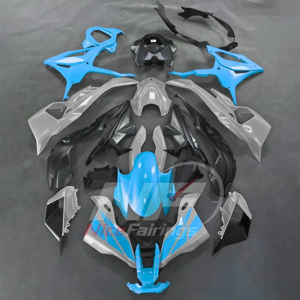 For BMW S1000RR 2025-2026 Red Black ABS Fairing Kit with Painted Bodywork and Replacement Panels | NiceFairings - paint design NO.8 option image