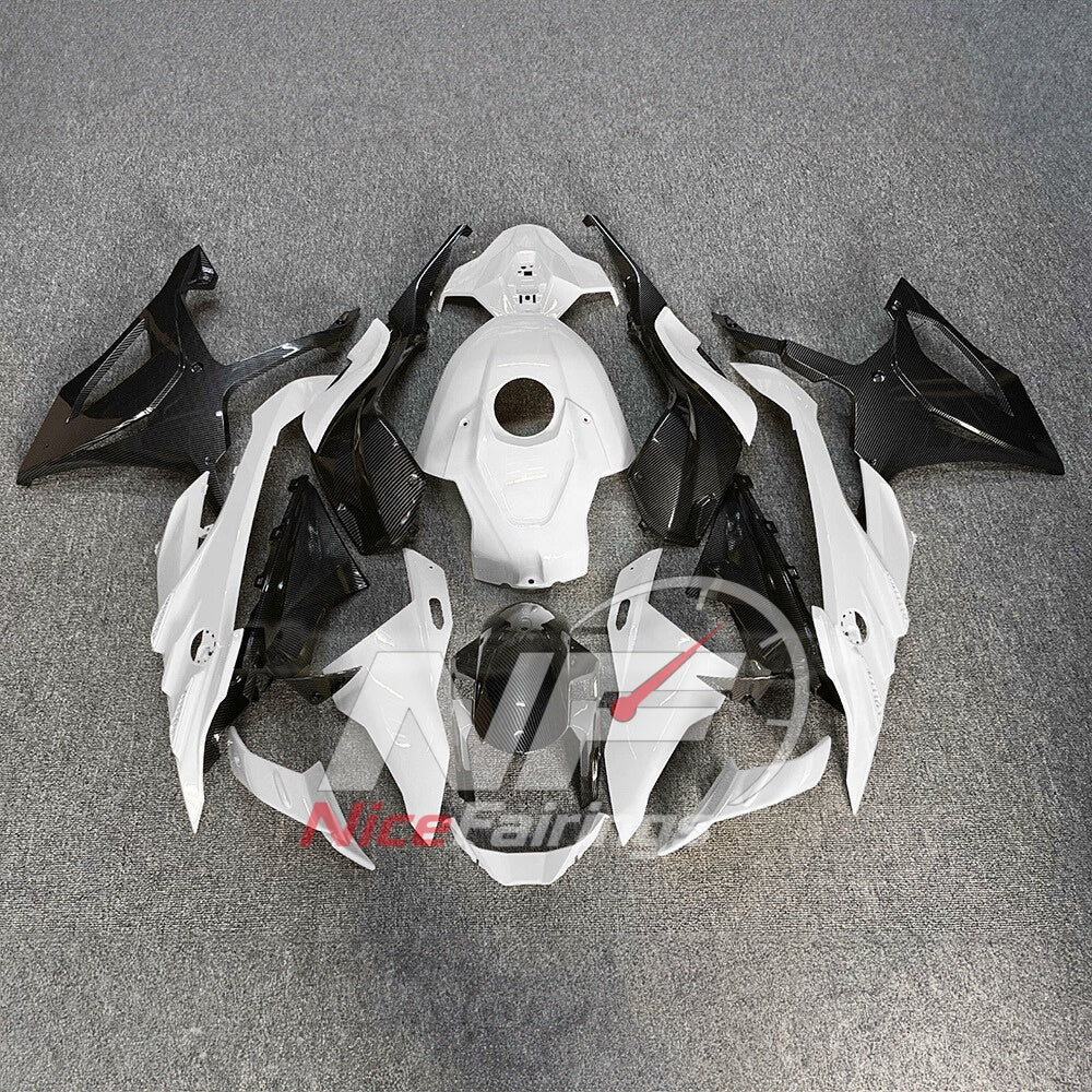 For BMW S1000RR 2023-2024 Purple Black Sportbike Fairing Set with Custom Painted Plastics | NiceFairings - paint design NO.2 option image