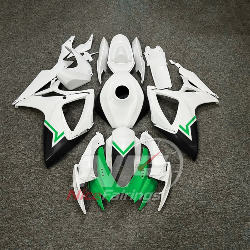 For Suzuki GSXR600 GSXR750 K6 2006-2007 Motorcycle Fairing Kit Black Gray Body Panels | NiceFairings - paint design NO.3 option image