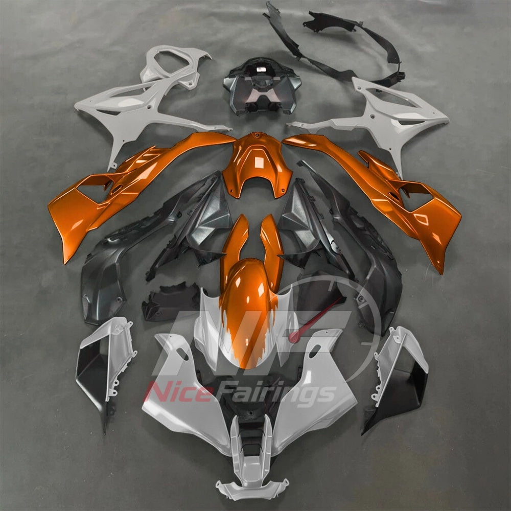 For BMW S1000RR 2025-2026 Green Black Motorcycle Fairing Kit with Aftermarket Body Panels | NiceFairings - paint design NO.2 option image