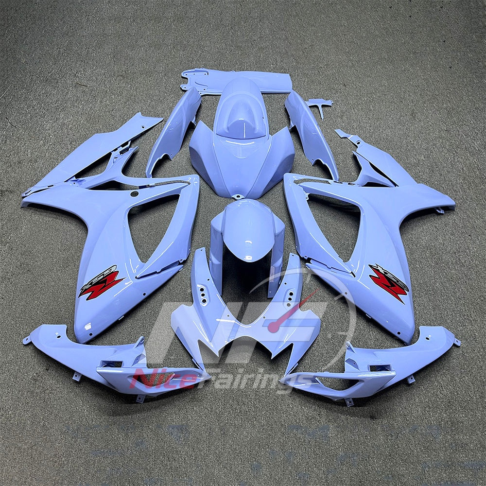 For Suzuki GSXR600 GSXR750 K6 2006-2007 Motorcycle Fairing Kit Gray Blue Body Panels | NiceFairings - main product image