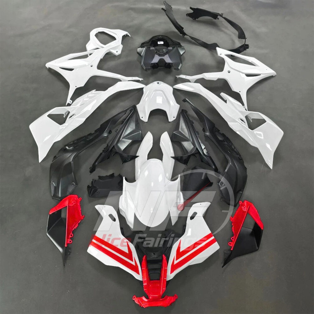 For BMW S1000RR 2025-2026 Green Black Sportbike Fairing Set with Custom Painted Plastics | NiceFairings - paint design NO.2 option image