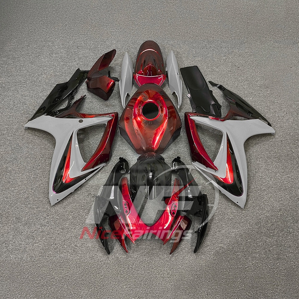 For Suzuki GSXR600 GSXR750 K6 2006-2007 ABS Body Kit Gray Street Track Fairings | NiceFairings - main product image