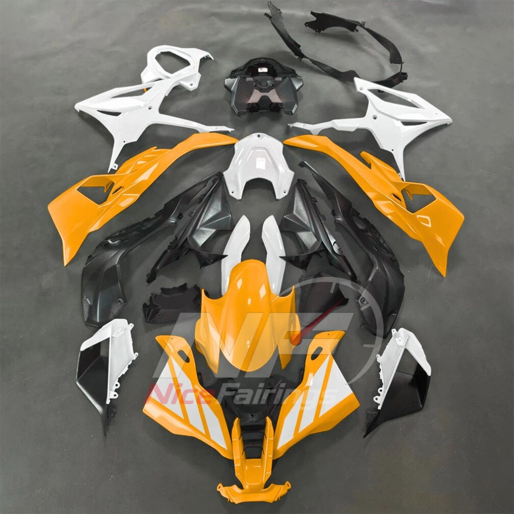 For BMW S1000RR 2025-2026 Teal Black ABS Body Kit with Street and Track Fairing Panels | NiceFairings - paint design NO.3 option image