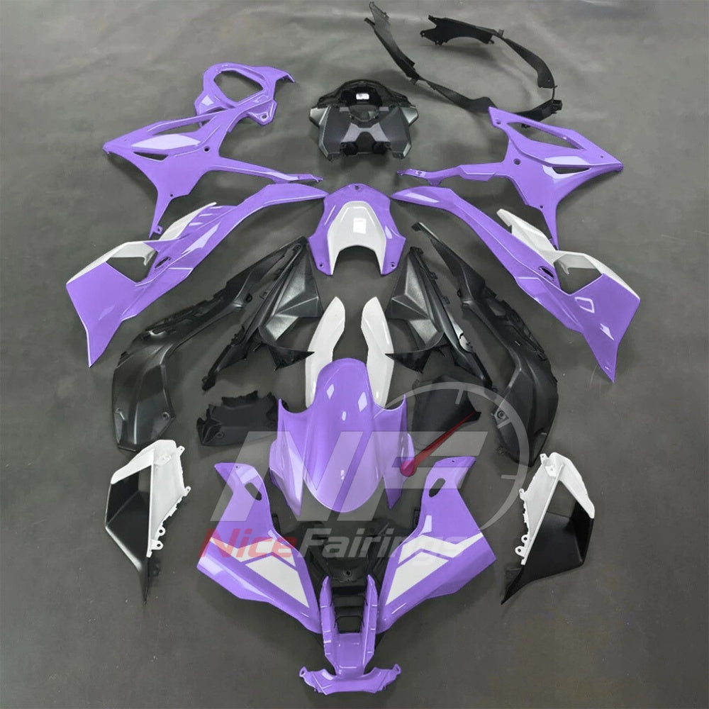 For BMW S1000RR 2025-2026 Red Black Sportbike Fairing Set with Custom Painted Plastics | NiceFairings - paint design NO.9 option image