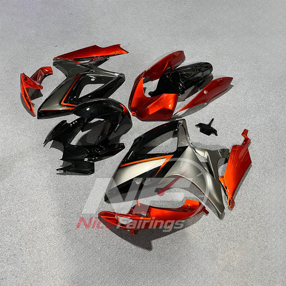 For Suzuki GSXR600 GSXR750 K6 2006-2007 ABS Fairing Kit White Red Painted Bodywork | NiceFairings - paint design NO.9 option image