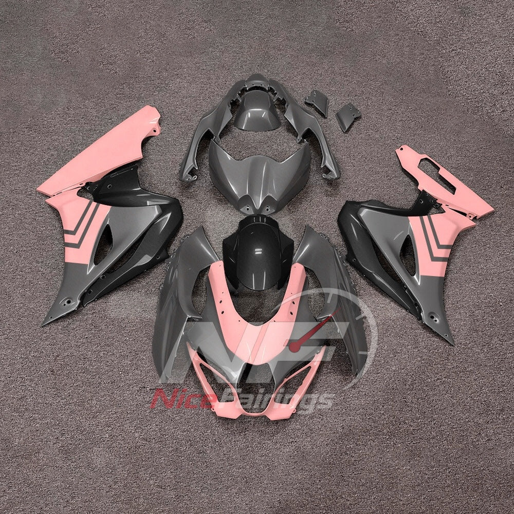For Suzuki GSXR1000 K17 2017-2026 K17 ABS Fairing Kit Green Black Painted Bodywork | NiceFairings - paint design NO.4 option image
