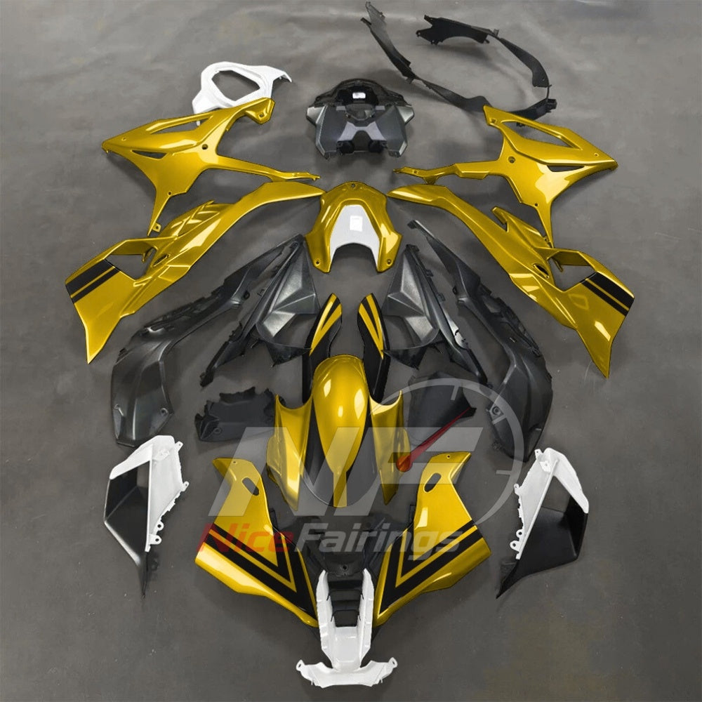 For BMW S1000RR 2025-2026 Purple Black ABS Body Kit with Street and Track Fairing Panels | NiceFairings - paint design NO.9 option image
