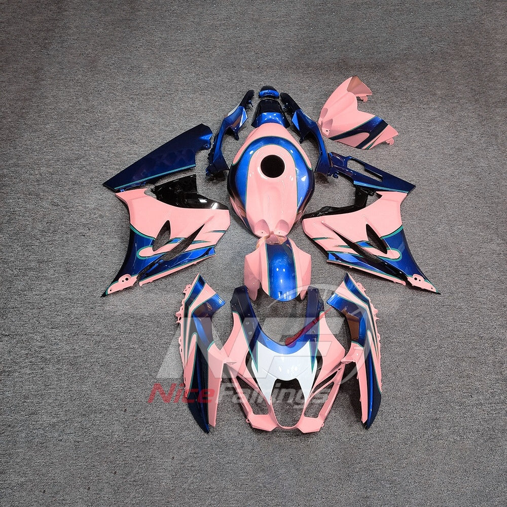 For Suzuki GSXR1000 K17 2017-2026 ABS Body Kit Orange Black Street Track Fairings | NiceFairings - paint design NO.6 option image