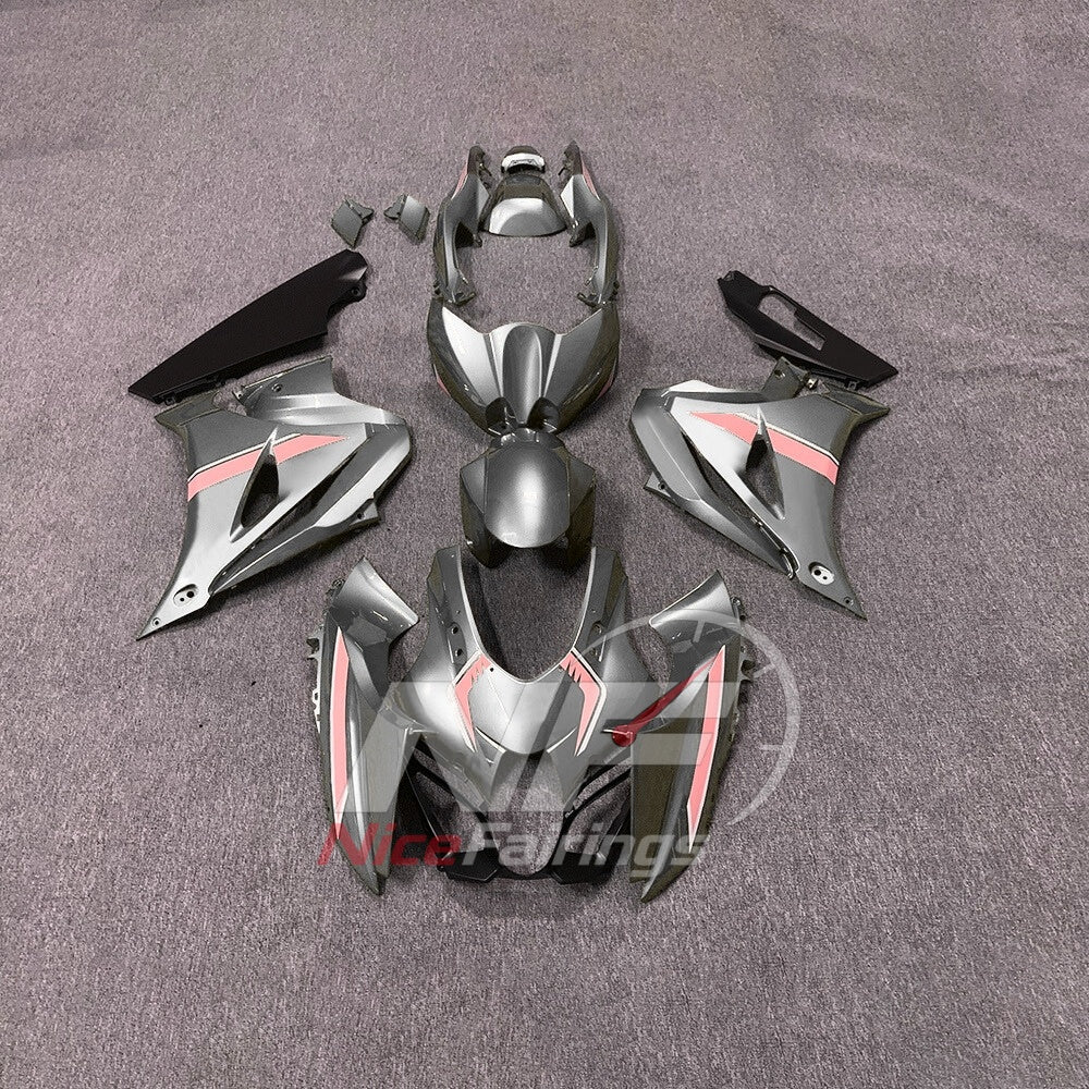 For Suzuki GSXR1000 K17 2017-2026 ABS Fairing Kit Blue Red Painted Bodywork | NiceFairings - paint design NO.6 option image