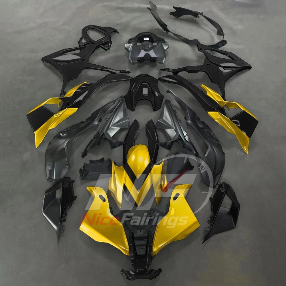 For BMW S1000RR 2025-2026 Red Black ABS Body Kit with Street and Track Fairing Panels | NiceFairings - paint design NO.3 option image