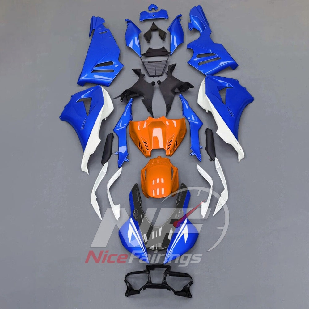 For Honda CBR1000RR-R SP 2024-2026 Orange Black ABS Fairing Kit with Painted Bodywork and Replacement Panels | NiceFairings - paint design NO.3 option image