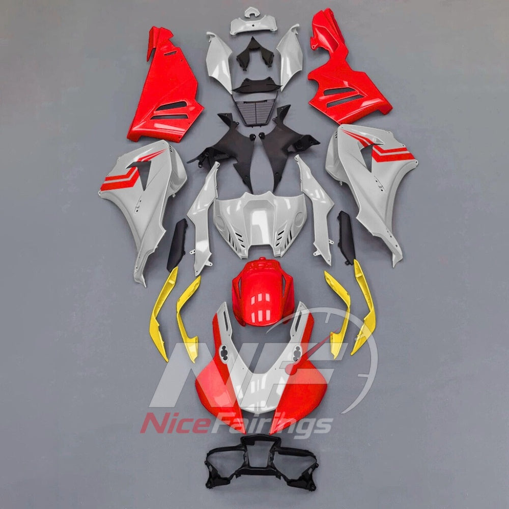 For Honda CBR1000RR-R 2024-2026 Orange Black ABS Body Kit with Street and Track Fairing Panels | NiceFairings - paint design NO.3 option image