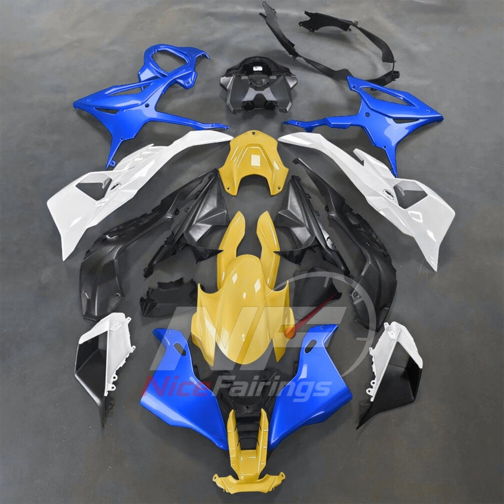 For BMW S1000RR 2025-2026 Blue Black Custom Fairings with ABS Sportbike Plastics and Full Body Kit | NiceFairings - main product image