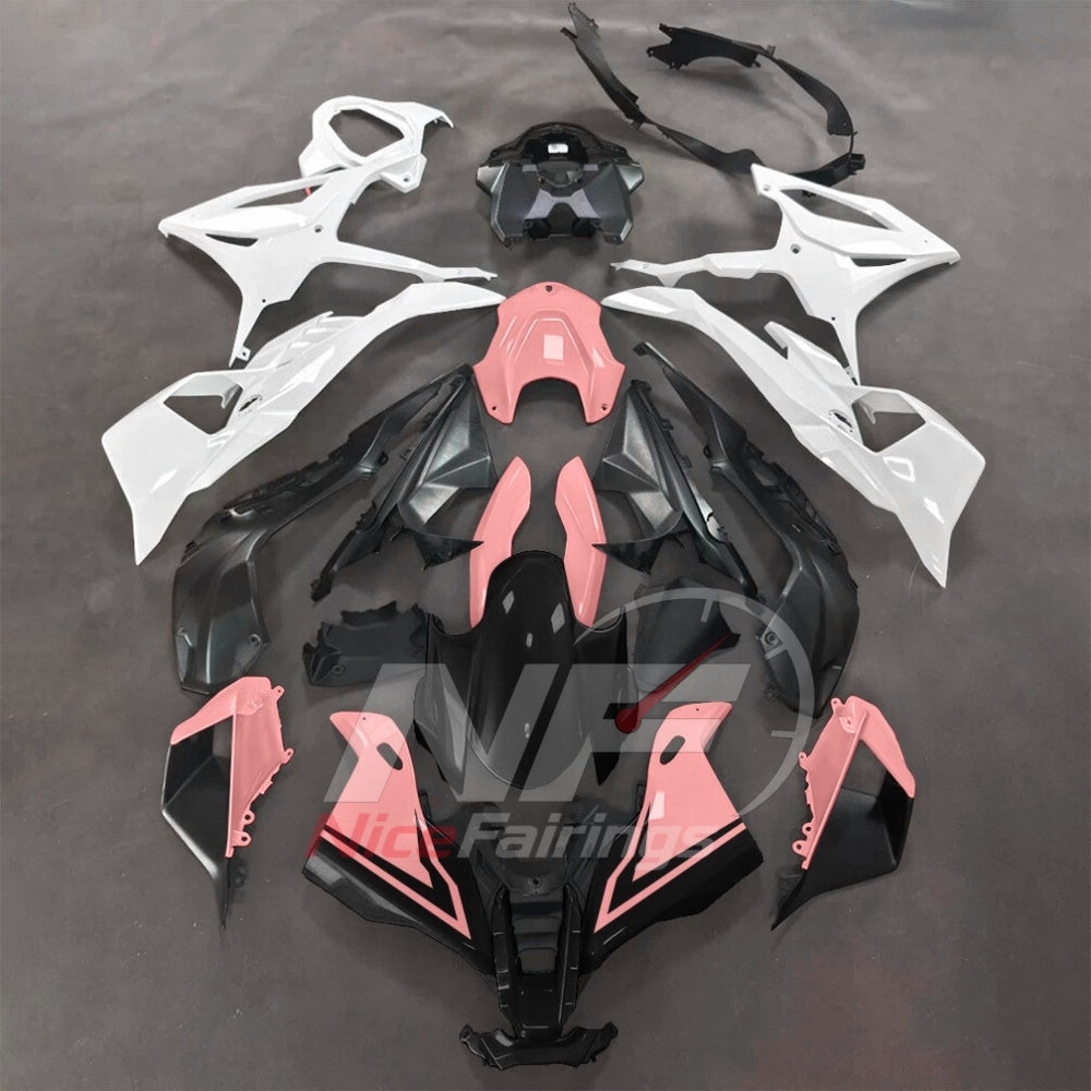 For BMW S1000RR 2025-2026 Blue Black ABS Body Kit with Street and Track Fairing Panels | NiceFairings - paint design NO.3 option image