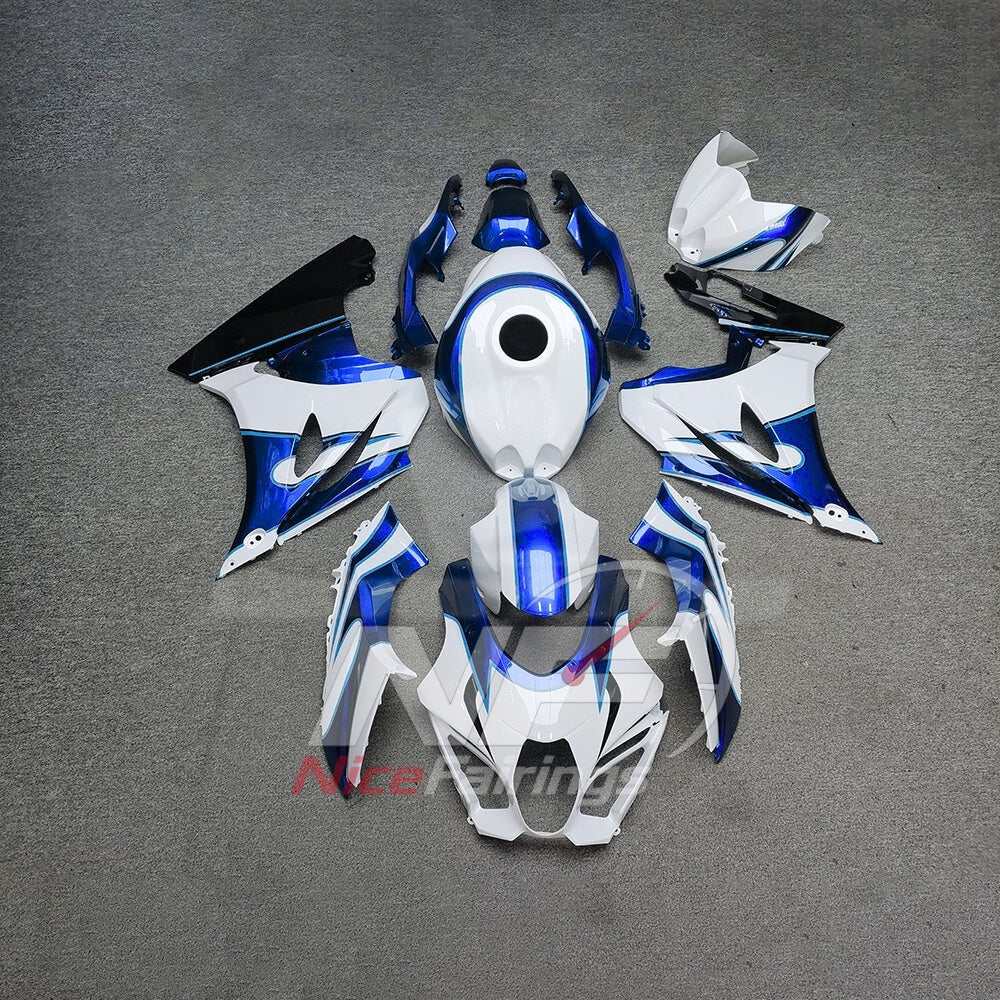 For Suzuki GSXR1000 K17 17-26 ABS Fairing Kit Blue Painted Bodywork | NiceFairings - paint design NO.6 option image