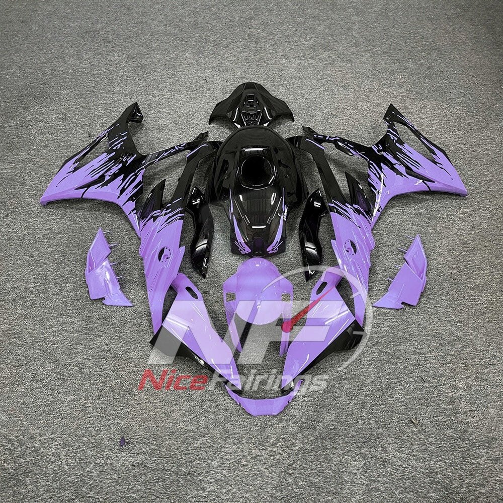 For BMW S1000RR 2023-2024 Red Black Painted ABS Fairings with Complete Replacement Bodywork | NiceFairings - paint design NO.3 option image