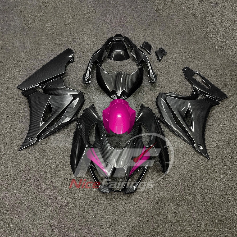 For Suzuki GSXR1000 K17 2017 2018-2026 Painted ABS Fairings Red Black Complete Bodywork | NiceFairings - paint design NO.8 option image