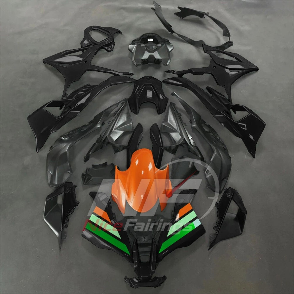 For BMW S1000RR 2025-2026 Orange Black Sportbike Fairing Set with Custom Painted Plastics | NiceFairings - main product image
