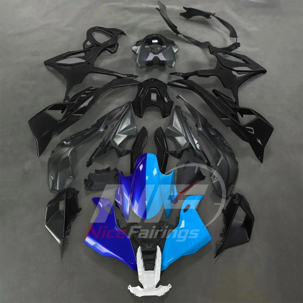 For BMW S1000RR 2025-2026 Blue Black Sportbike Fairing Set with Custom Painted Plastics | NiceFairings - main product image