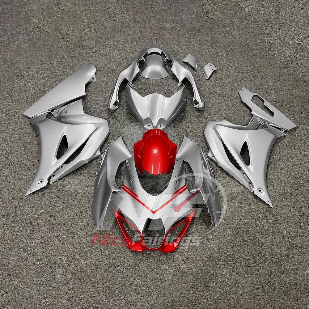 For Suzuki GSXR1000 K17 2017-2026 K17 ABS Fairing Kit Green Black Painted Bodywork | NiceFairings - paint design NO.5 option image
