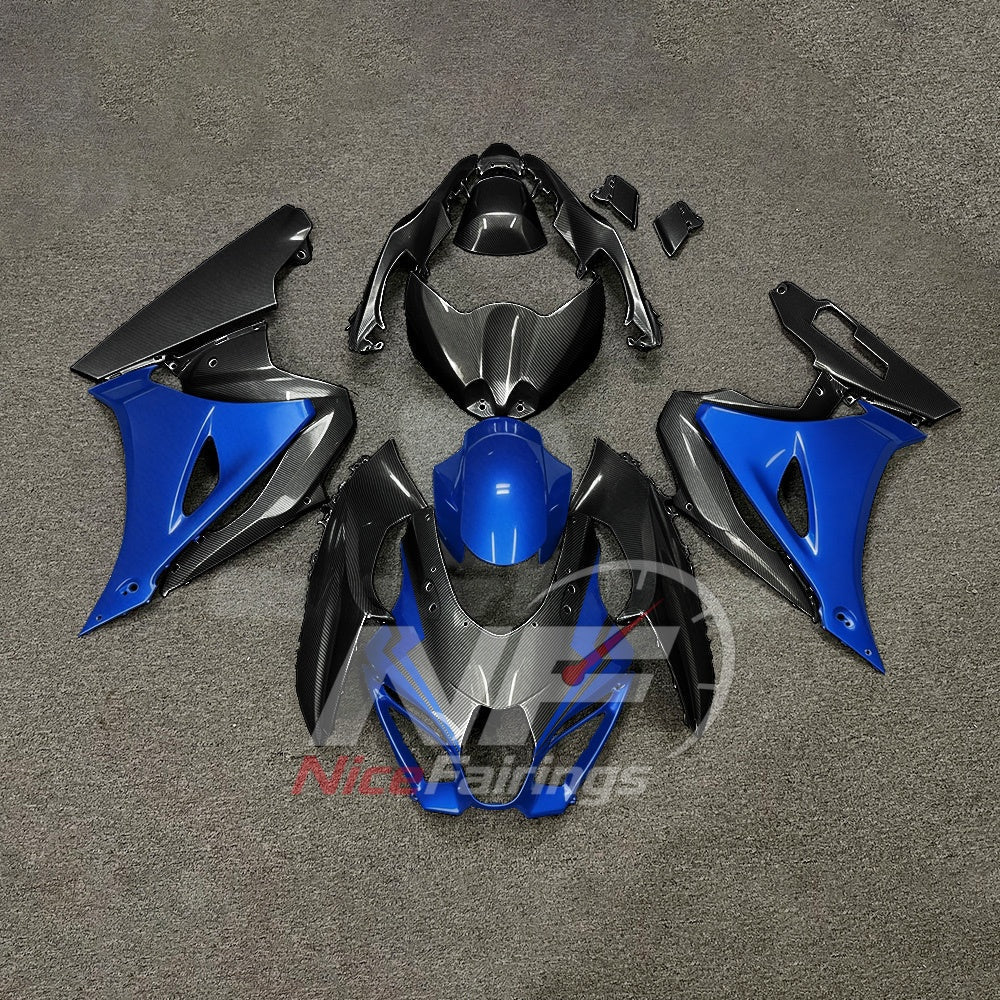 For Suzuki GSX-R1000 K17 17-26 Custom Fairings Orange Black ABS Sportbike Plastics | NiceFairings - paint design NO.5 option image