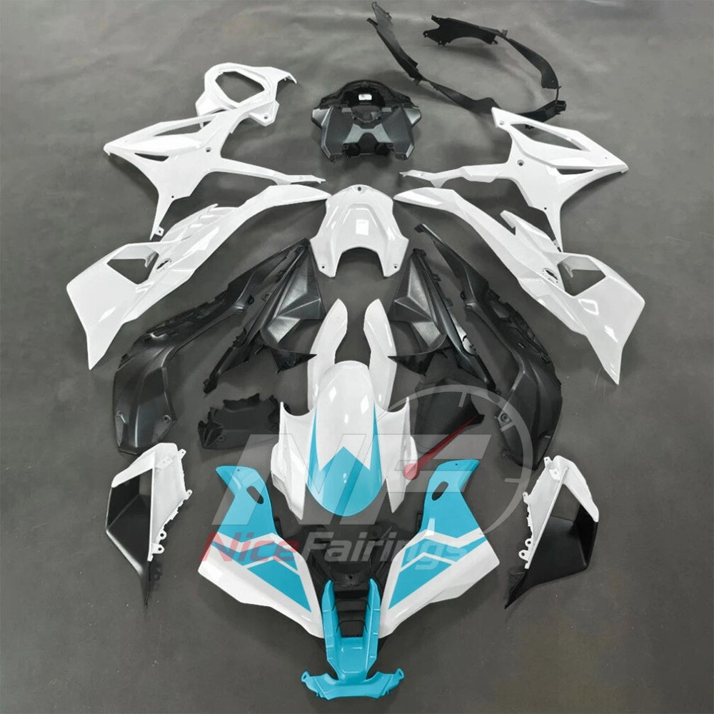 For BMW S1000RR 2025-2026 Blue Black Sportbike Fairing Set with Custom Painted Plastics | NiceFairings - paint design NO.3 option image