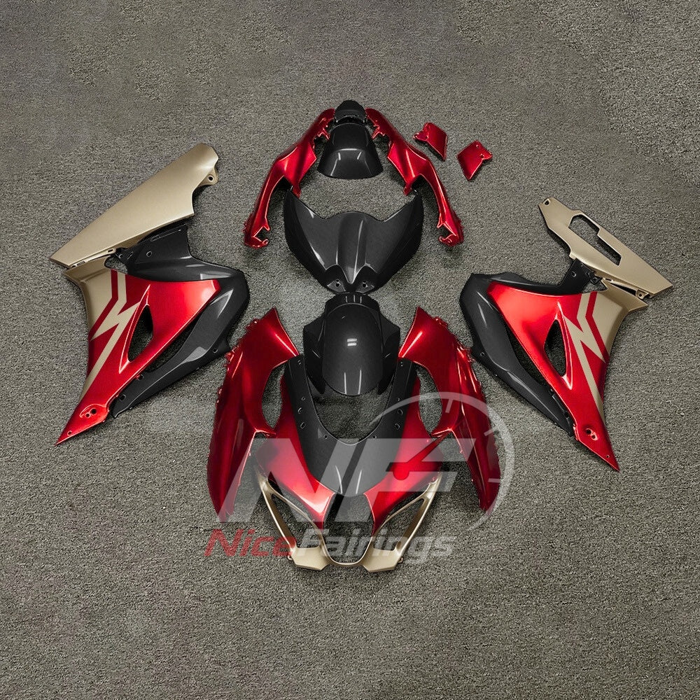 For Suzuki GSXR1000 K17 2017-2026 Motorcycle Fairing Kit Yellow Black Body Panels | NiceFairings - paint design NO.4 option image