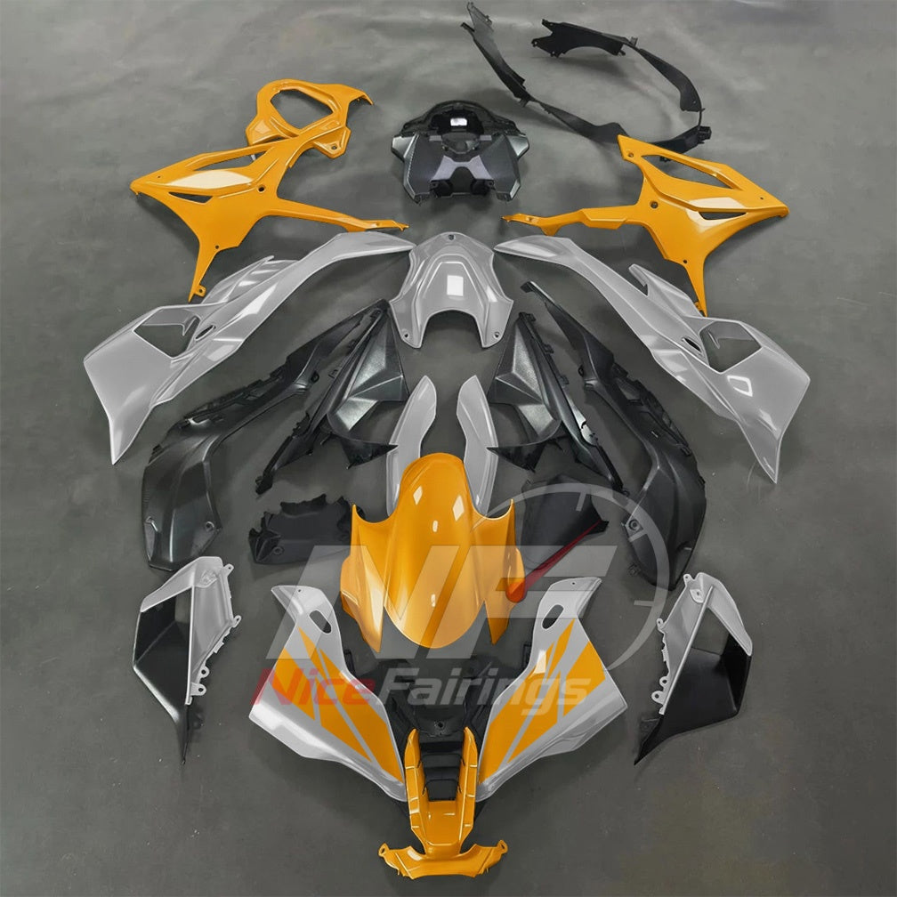 For BMW S1000RR 2025-2026 Pink Black Custom Fairings with ABS Sportbike Plastics and Full Body Kit | NiceFairings - paint design NO.3 option image