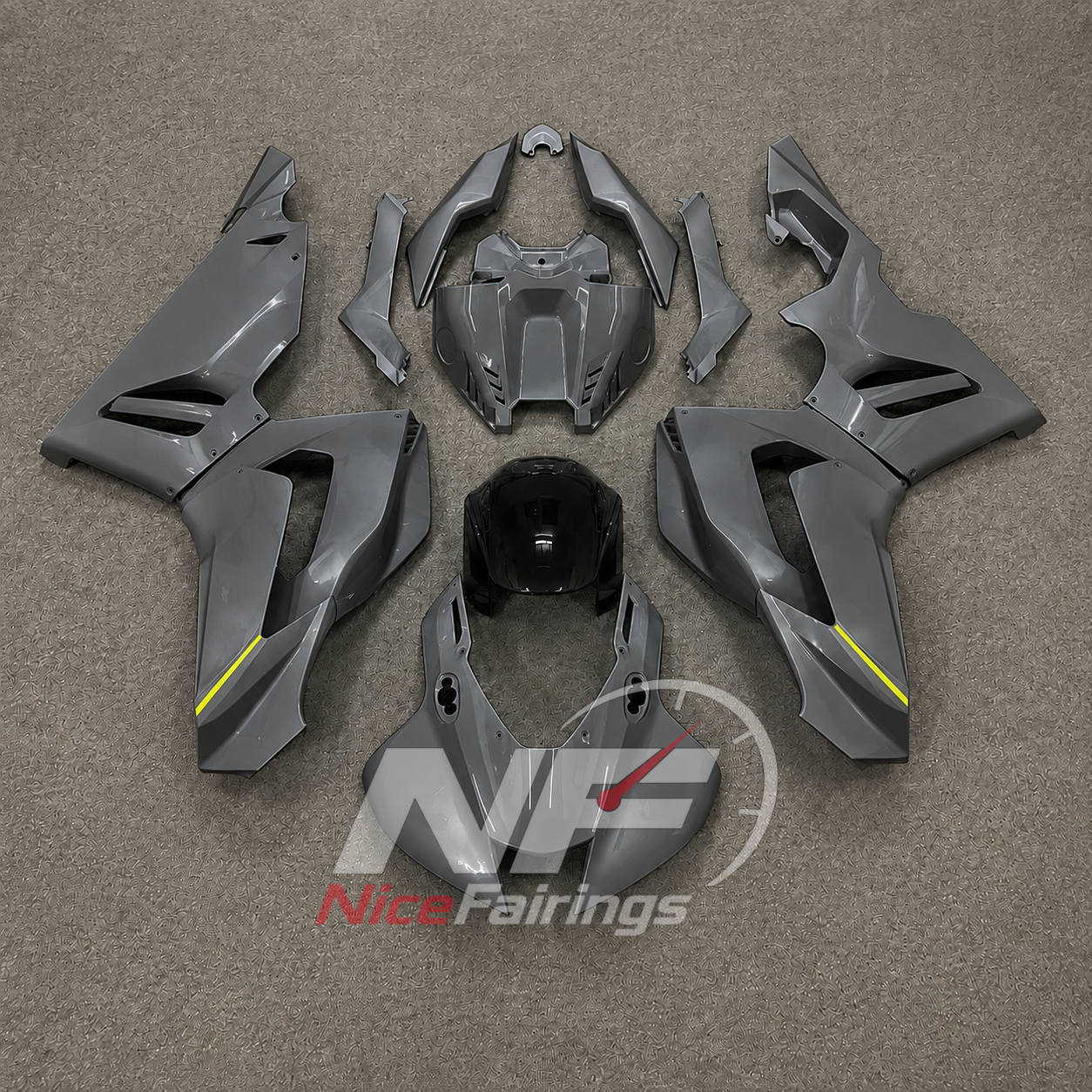 Lime Green Black ABS fairing kit for Honda CBR1000RR-R 2020-2023, design AR3-P05 - image 7