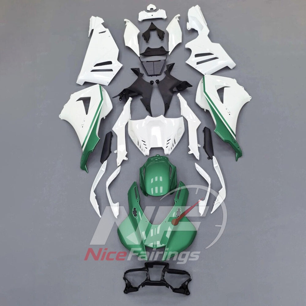 For Honda CBR1000RR-R 2024-2026 Green Black ABS Body Kit with Street and Track Fairing Panels | NiceFairings - paint design NO.3 option image