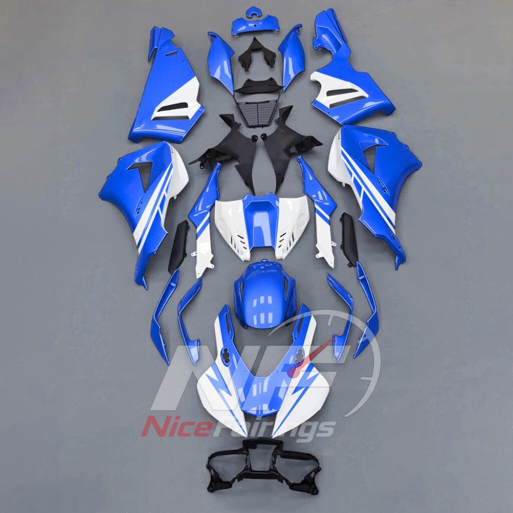 For Honda CBR1000RR-R SP 2024-2026 Yellow Black Sportbike Fairing Set with Custom Painted Plastics | NiceFairings - paint design NO.6 option image