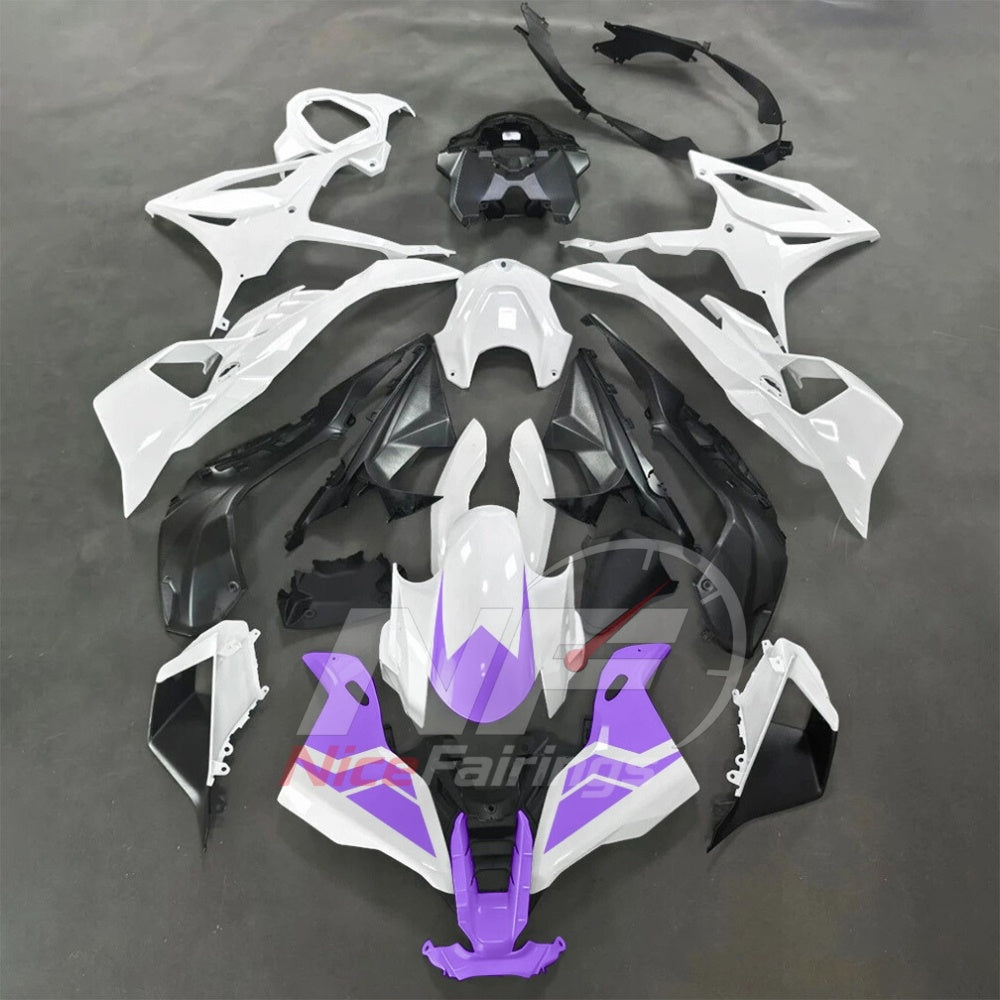For BMW S1000RR 2025-2026 Blue Black Sportbike Fairing Set with Custom Painted Plastics | NiceFairings - paint design NO.6 option image