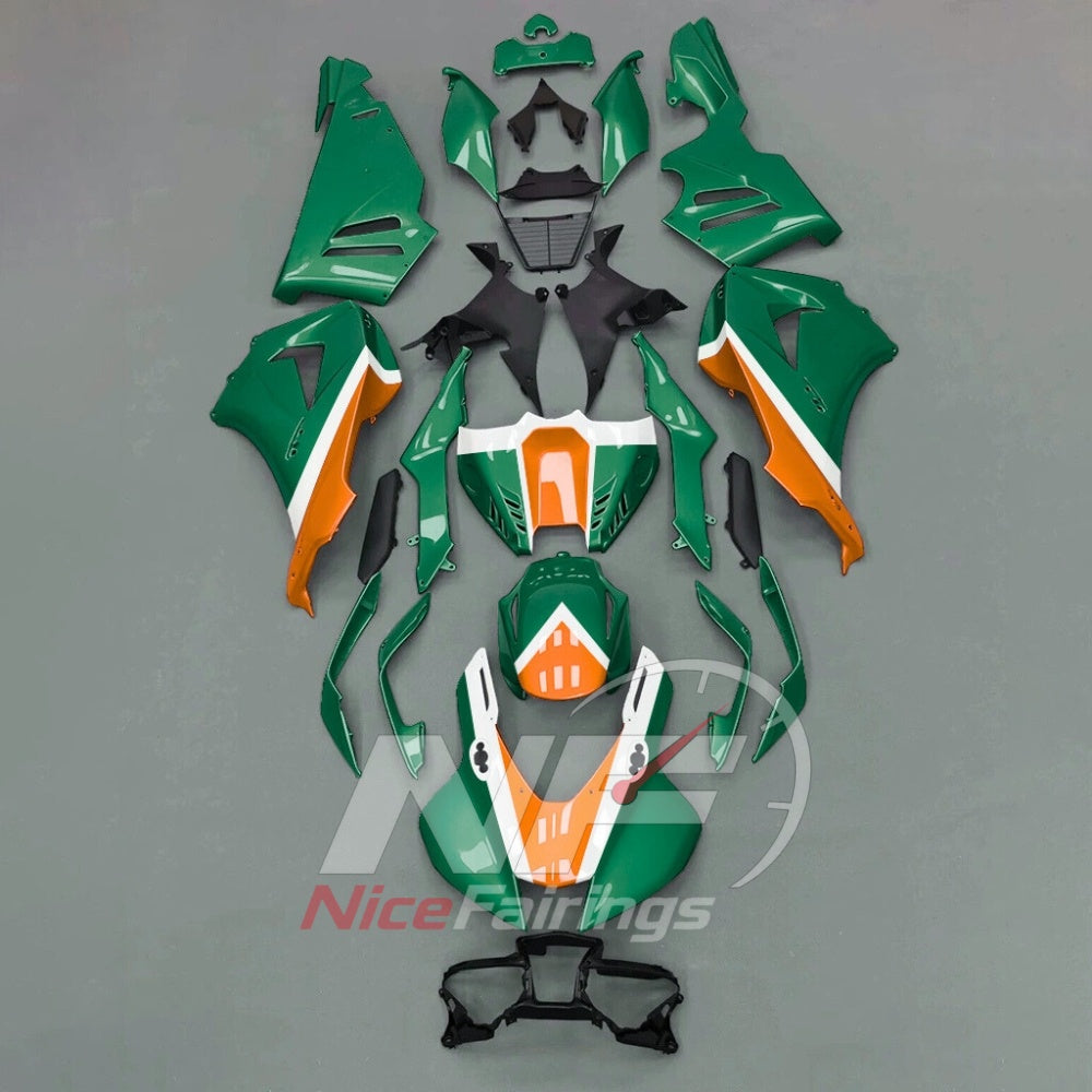 For Honda CBR1000RR-R SP 2024-2026 Teal Black Motorcycle Fairing Kit with Aftermarket Body Panels | NiceFairings - paint design NO.9 option image