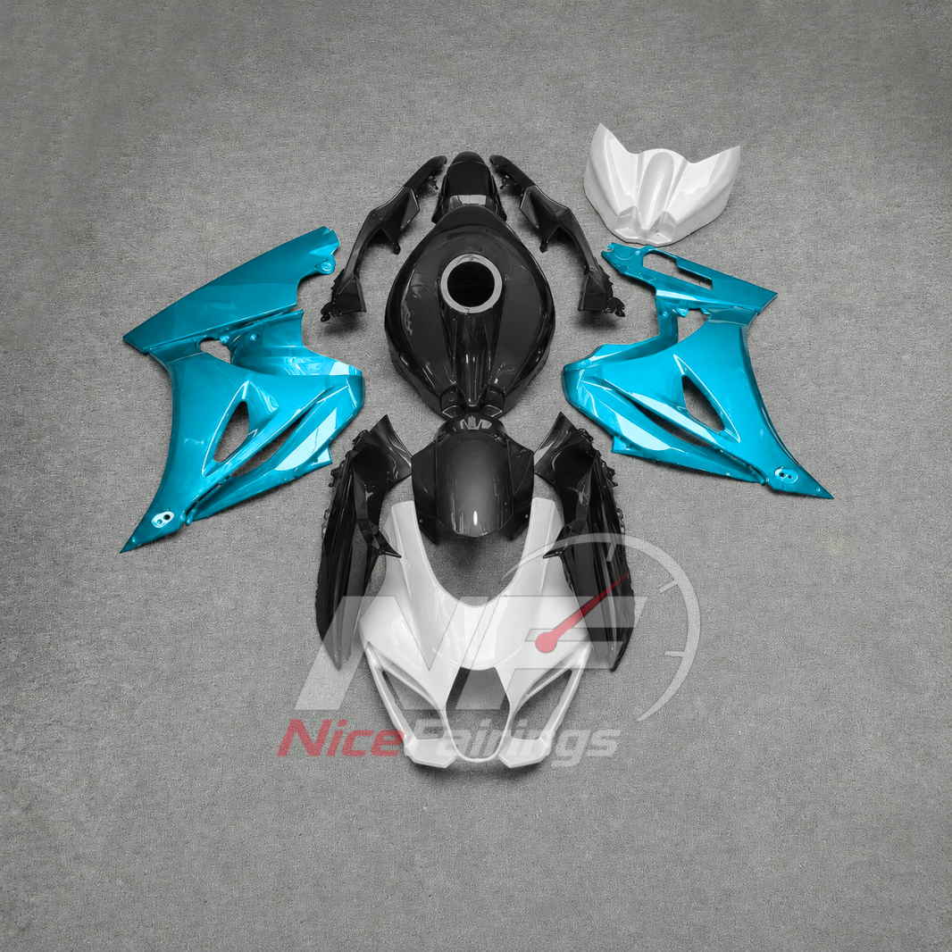 For Suzuki GSXR1000 K17 2017 2018-2026 ABS Body Kit Orange Street Track Fairings | NiceFairings - paint design NO.2 option image
