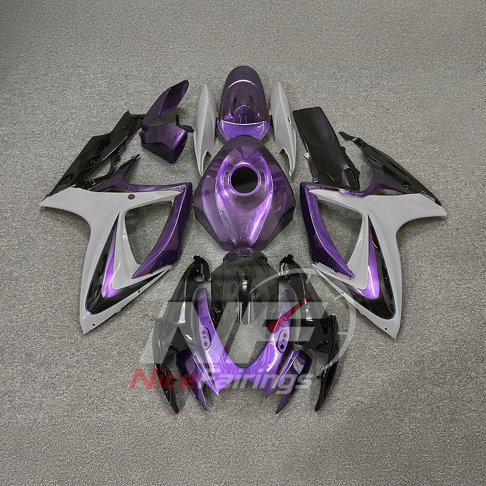 For Suzuki GSXR600 GSXR750 K6 2006-2007 ABS Fairing Kit Gray Painted Bodywork | NiceFairings - main product image