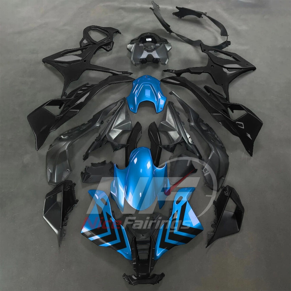 For BMW S1000RR 2025-2026 Red Black ABS Fairing Kit with Painted Bodywork and Replacement Panels | NiceFairings - paint design NO.9 option image