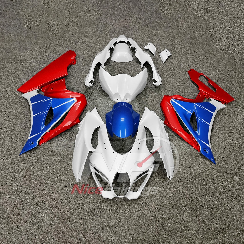 For Suzuki GSX-R1000 K17 2017-2026 K17 Custom Fairings Orange ABS Sportbike Plastics | NiceFairings - paint design NO.3 option image