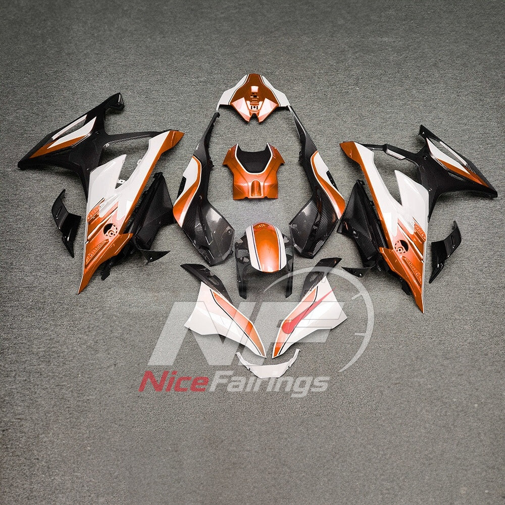 For BMW S1000RR 2023-2024 Purple Black Sportbike Fairing Set with Custom Painted Plastics | NiceFairings - paint design NO.4 option image