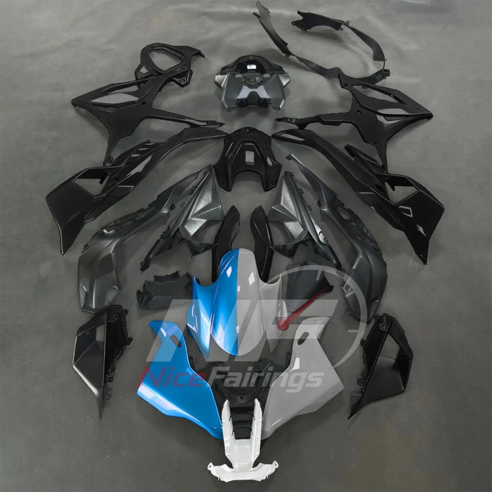 For BMW S1000RR 2025-2026 Red Black Custom Fairings with ABS Sportbike Plastics and Full Body Kit | NiceFairings - paint design NO.3 option image