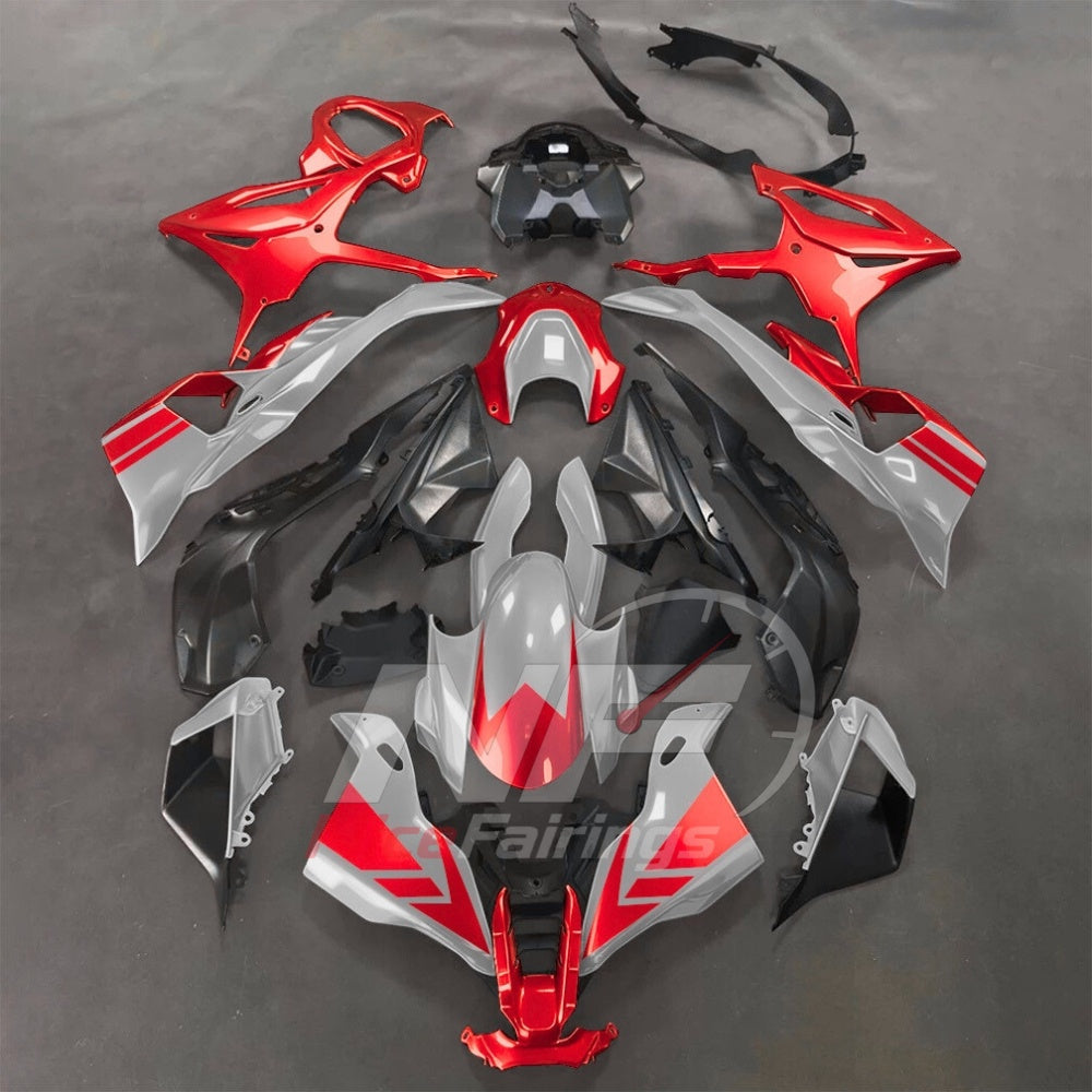 For BMW S1000RR 2025-2026 Purple Black Painted ABS Fairings with Complete Replacement Bodywork | NiceFairings - paint design NO.9 option image