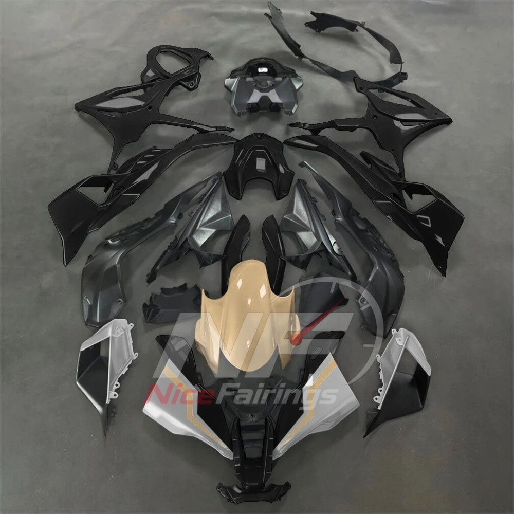 For BMW S1000RR 2025-2026 Red Black Custom Fairings with ABS Sportbike Plastics and Full Body Kit | NiceFairings - paint design NO.4 option image