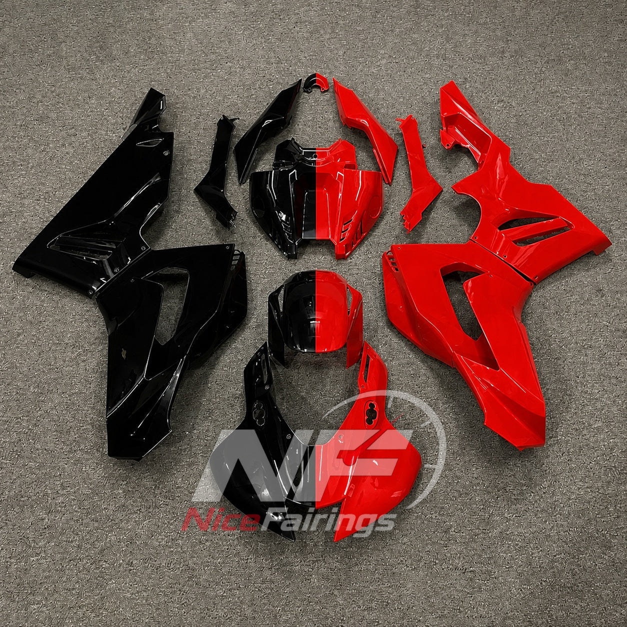 White Black Red ABS fairing kit for Honda CBR1000RR-R 2020-2023, design A08-P15 - image 9