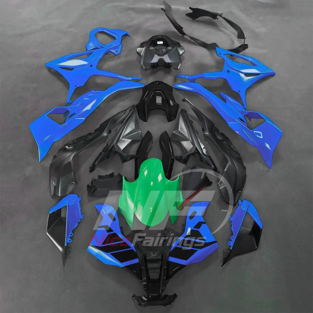For BMW S1000RR 2025-2026 Purple Black Painted ABS Fairings with Complete Replacement Bodywork | NiceFairings - paint design NO.6 option image